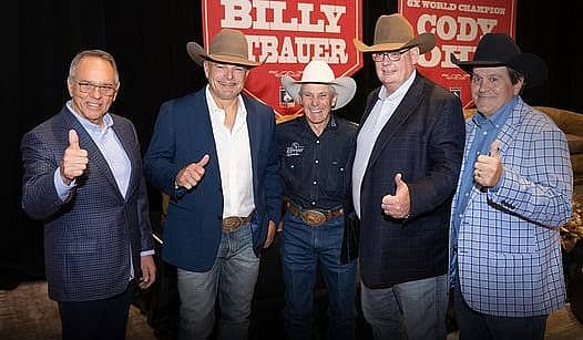 PRCA rodeo icon cowboys at National Finals Rodeo 2023