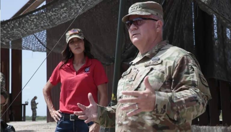 Governor visits U.S./Mexico border with National Guard