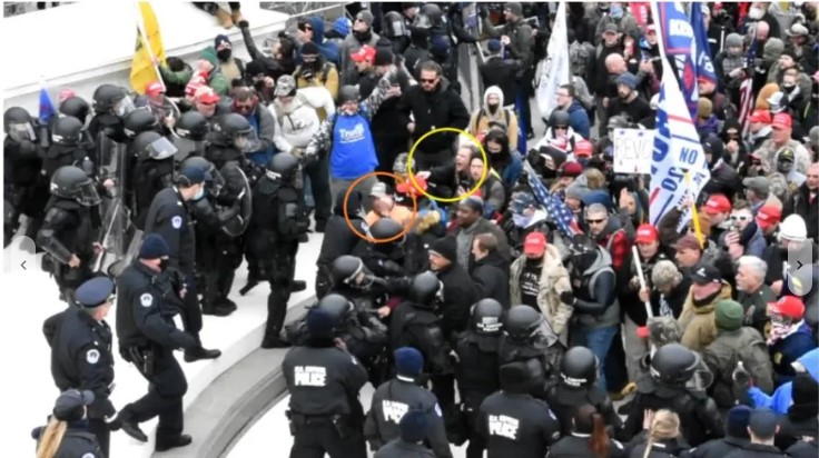 Rioters attack police during the Jan. 6 assault against the nation's capital.