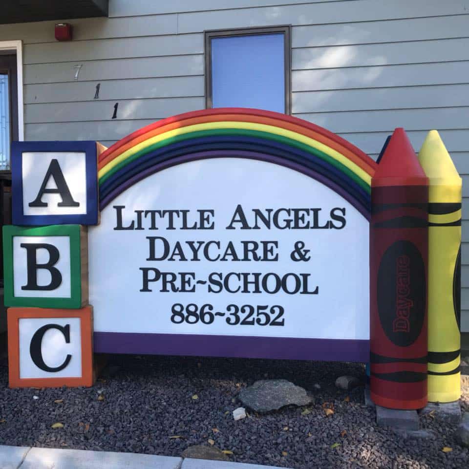 Day care and pre-school sign