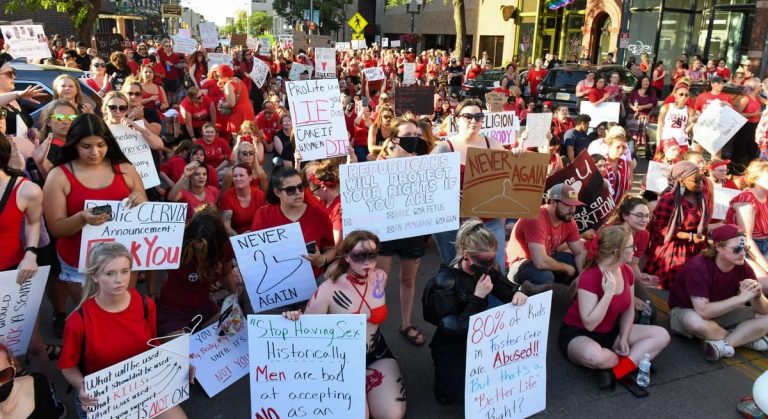 A pro-abortion rally