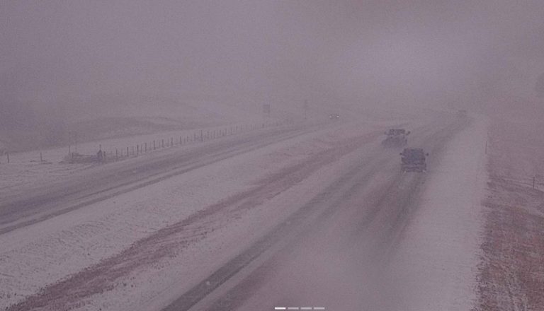I90 at Miles Marker 35 East of Sturgis. 7:59am on May 4, 2025.