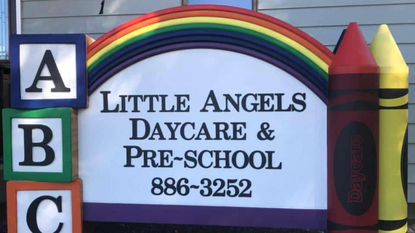 Day care and pre-school sign